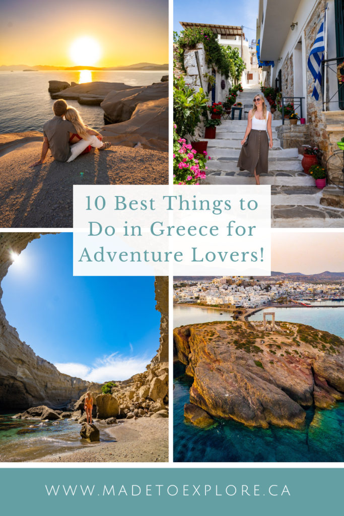 10 Best Things to Do in Greece for Adventure Lovers! Flying to Europe with KLM Airline and exploring Naxos, Milos, Athens, and Santorini!